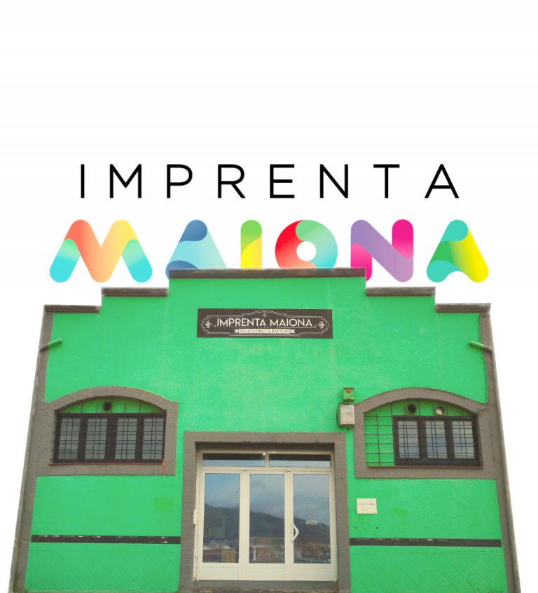 Imprenta Maiona fachada logotipo imprenta digital offset Bizkaia